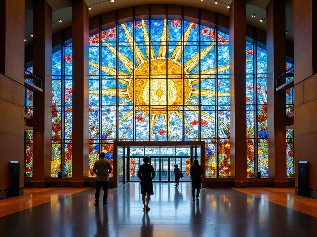 Cebu Public Art Stained Glass Installation