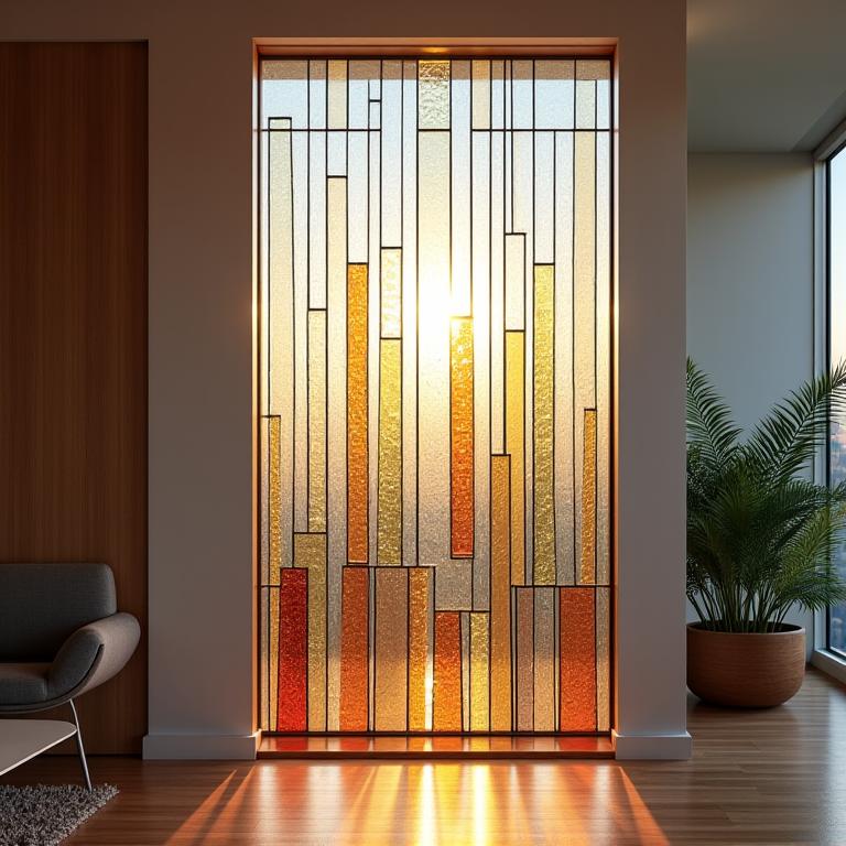 Modern Bespoke Stained Glass Interior Design